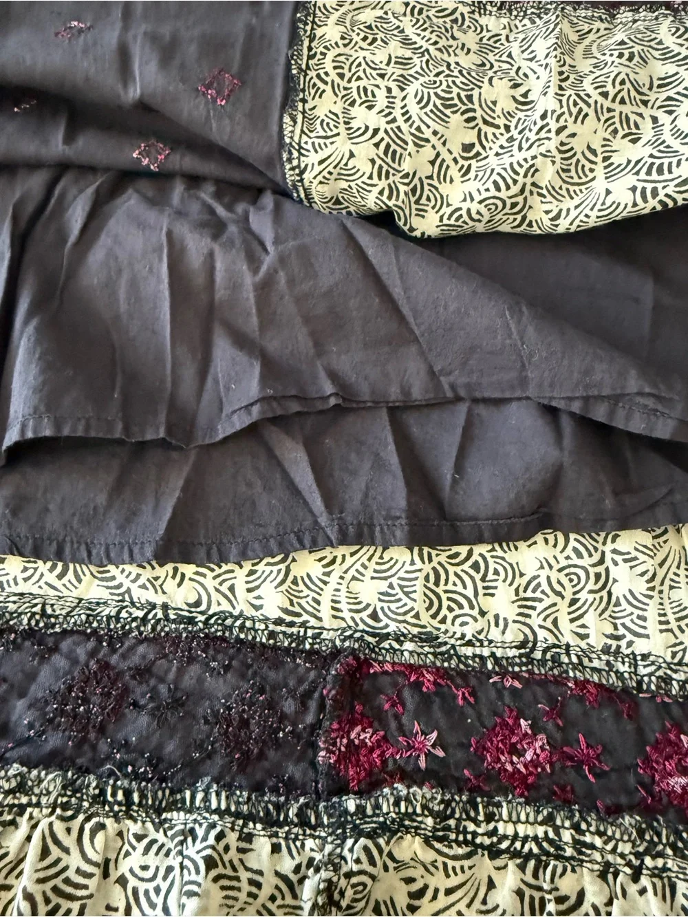 Free People bohemian patchwork
